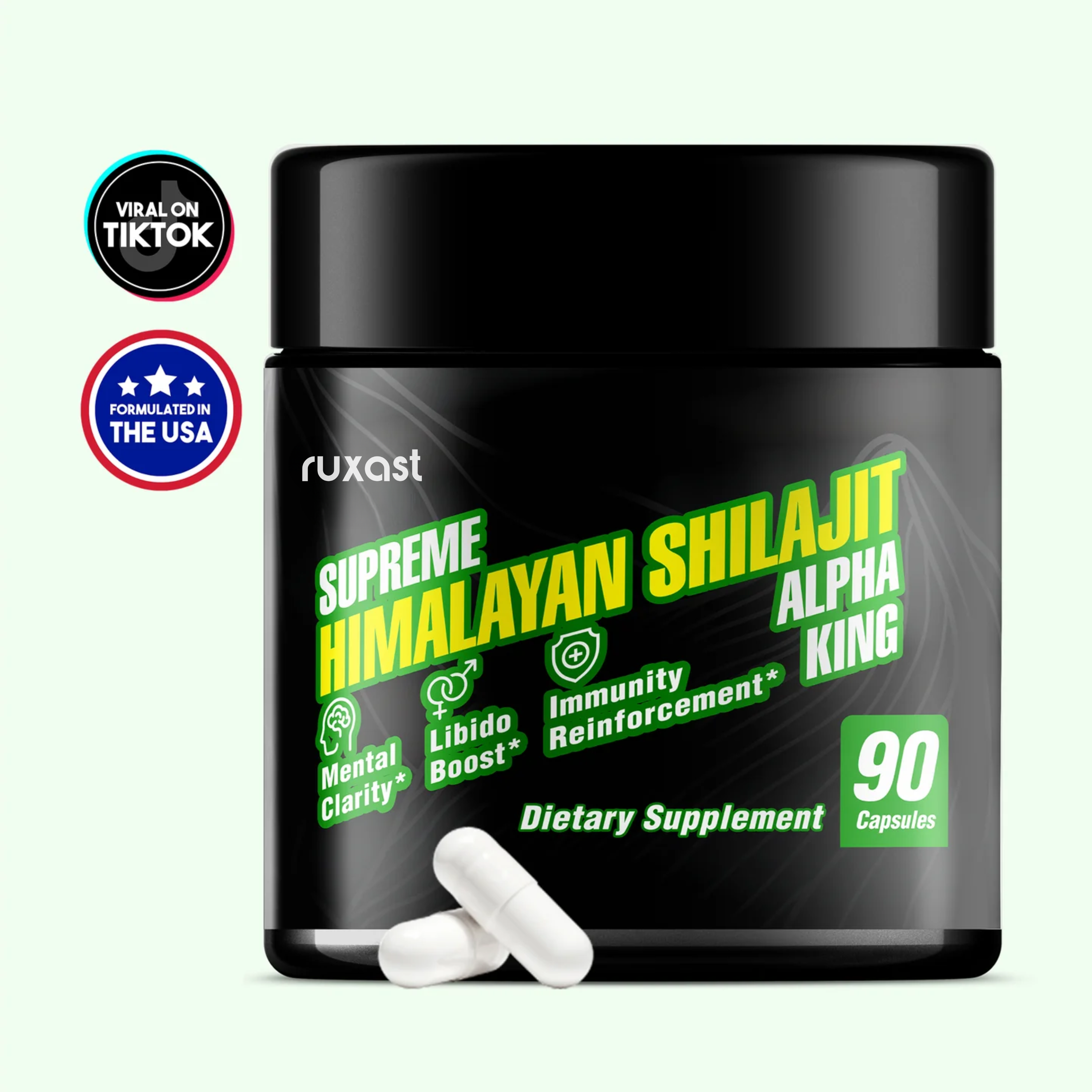 Ruxast ® Premium Shilajit Alpha King