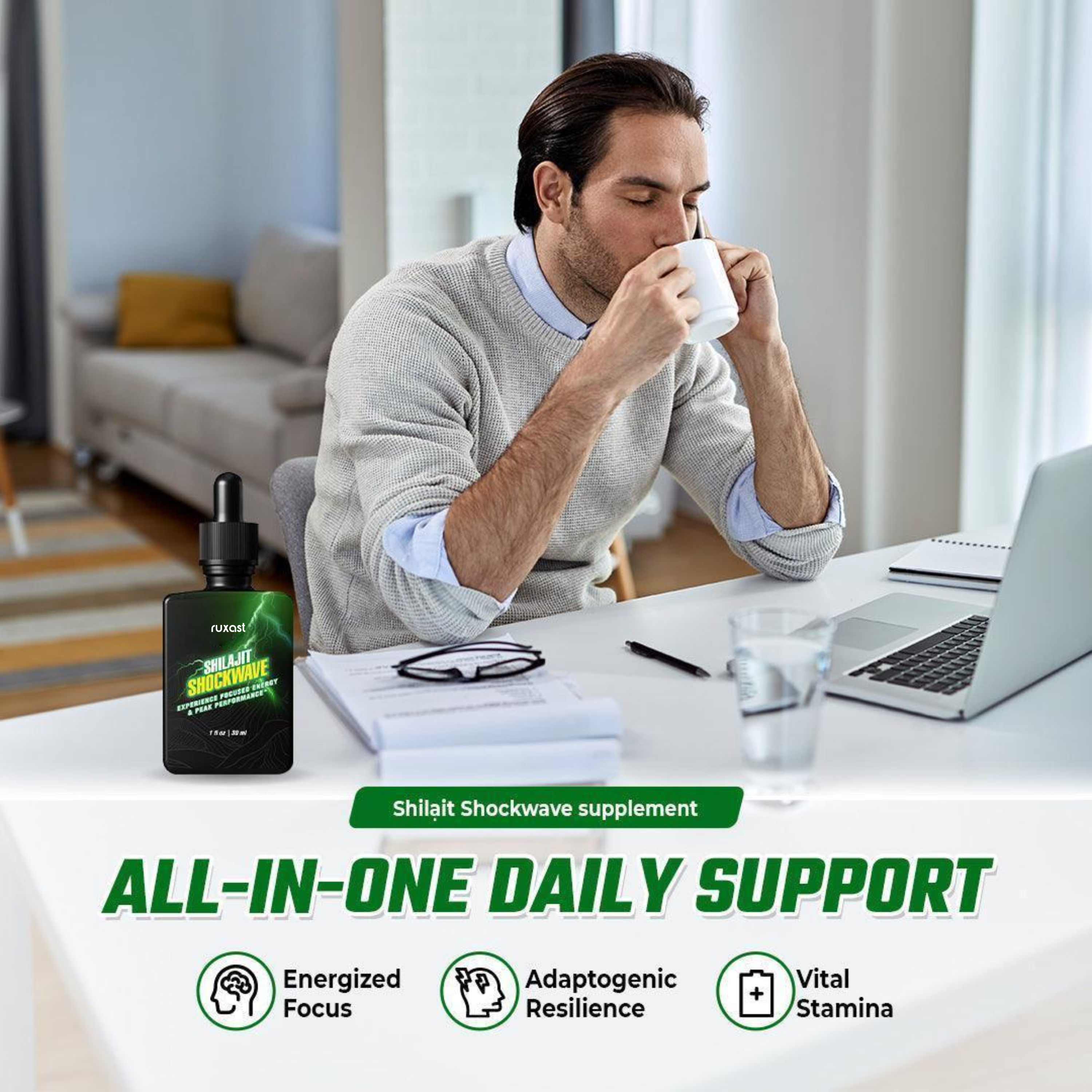 Ruxast ® Shilajit Shockwave